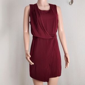 FOREIGN Exchange Wrap Style Sheath Dress Size: M